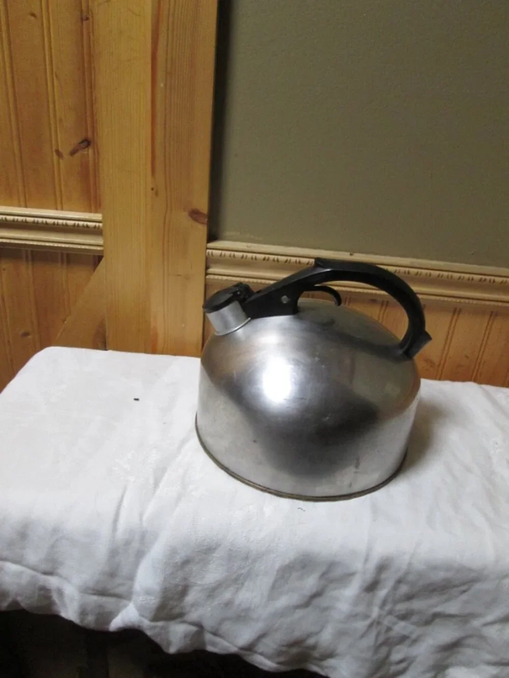 antique Revere Copper and Brass inc Teakettle 1930 Rare pre Reveware